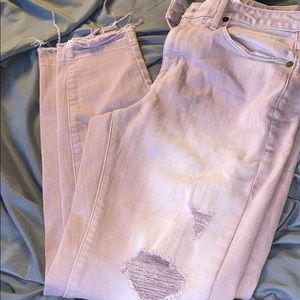 COLORED RIPPED JEANS 🤩